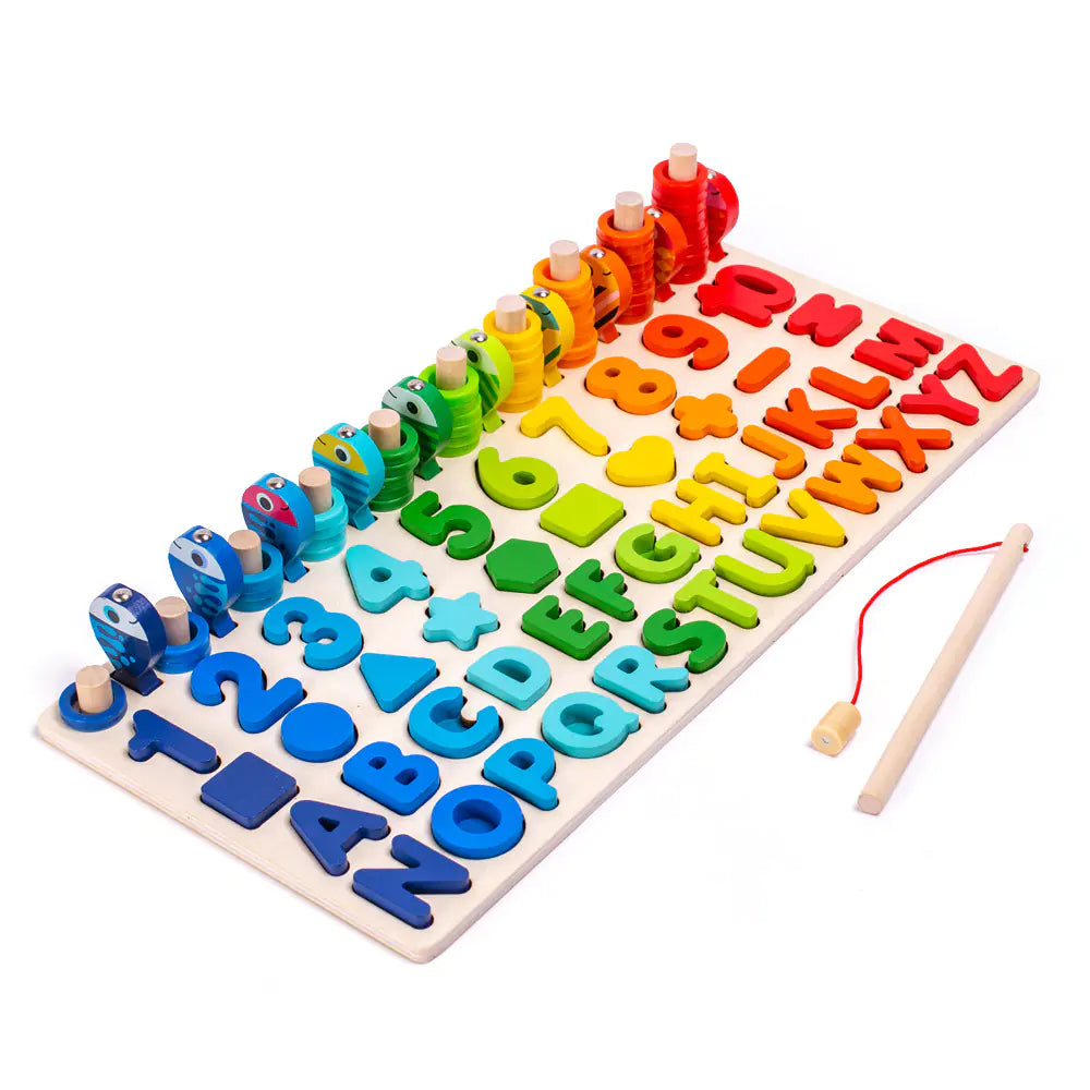 Educational Number Blocks Puzzle Toys for Toddlers